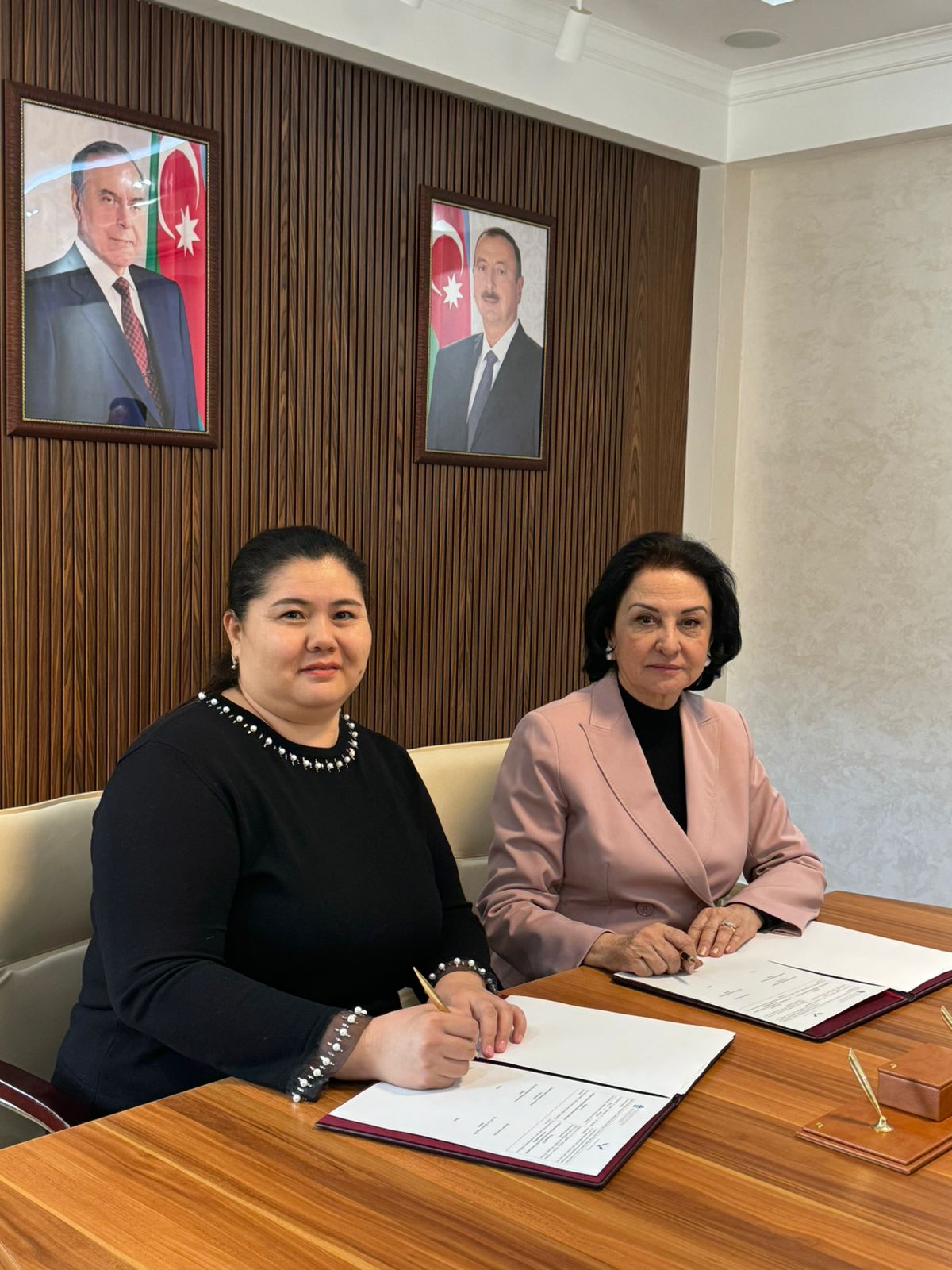 A memorandum of cooperation was signed between AzMIU and Kunaev University