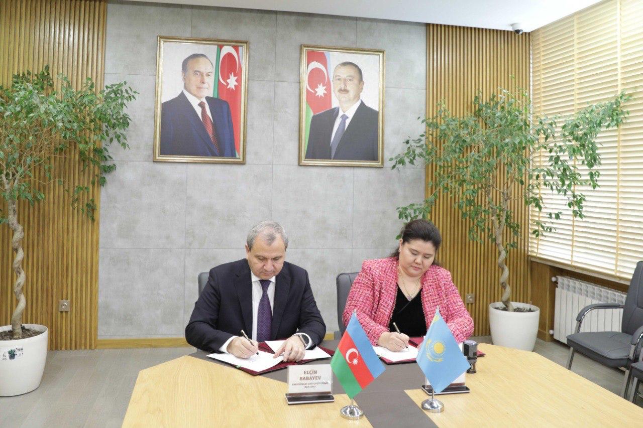 Kunaev University delegation in Baku