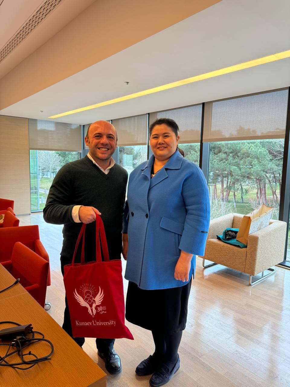 The delegation of Kunaev University concluded negotiations with ADA University, located in Baku