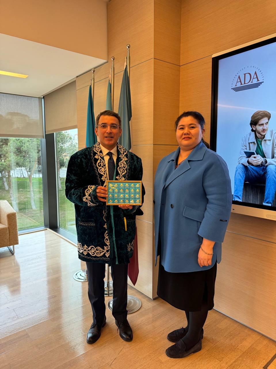 The delegation of Kunaev University concluded negotiations with ADA University, located in Baku