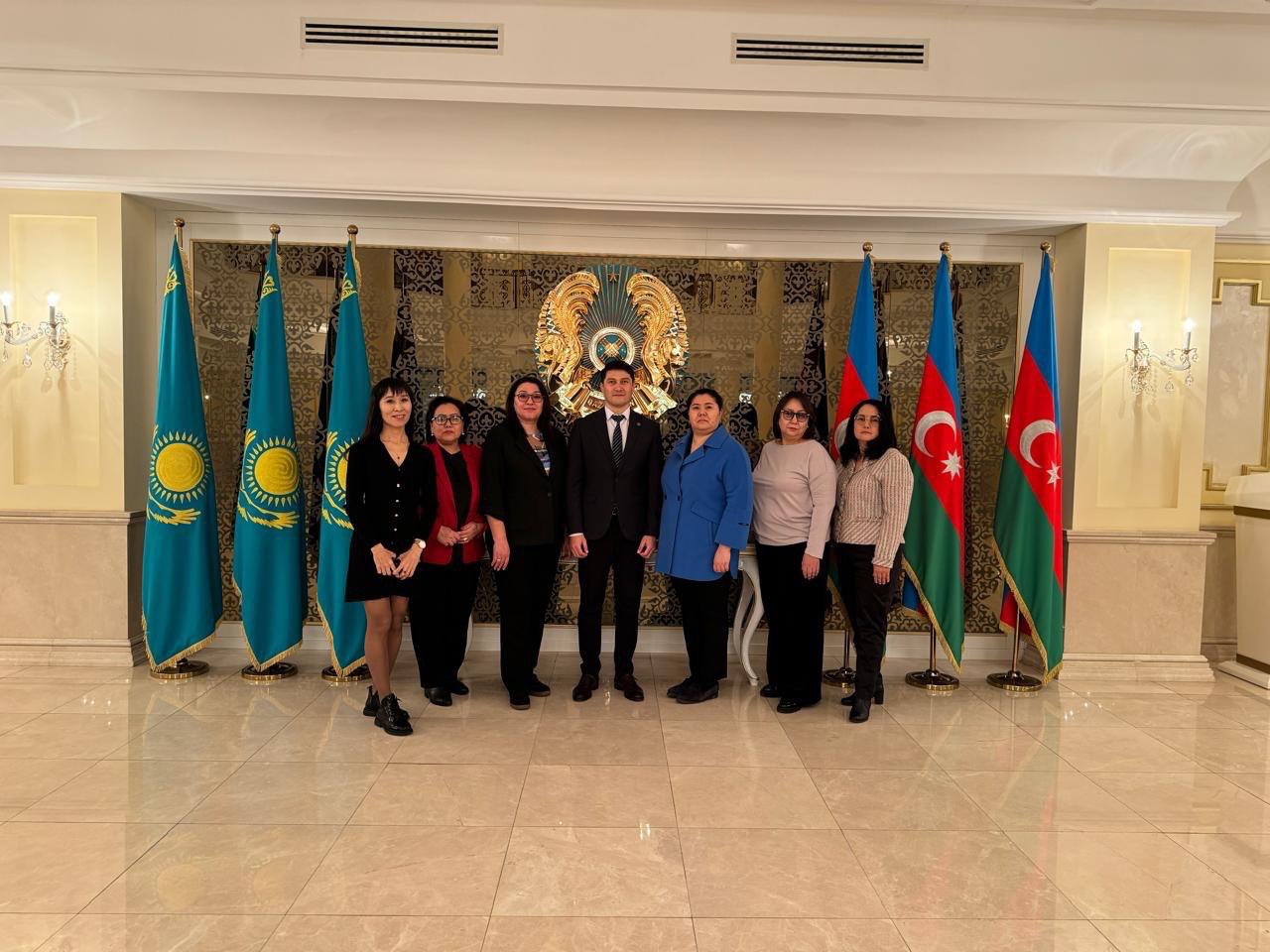 The delegation of Kunaev University met with the Ambassador of the Republic of Kazakhstan in Baku