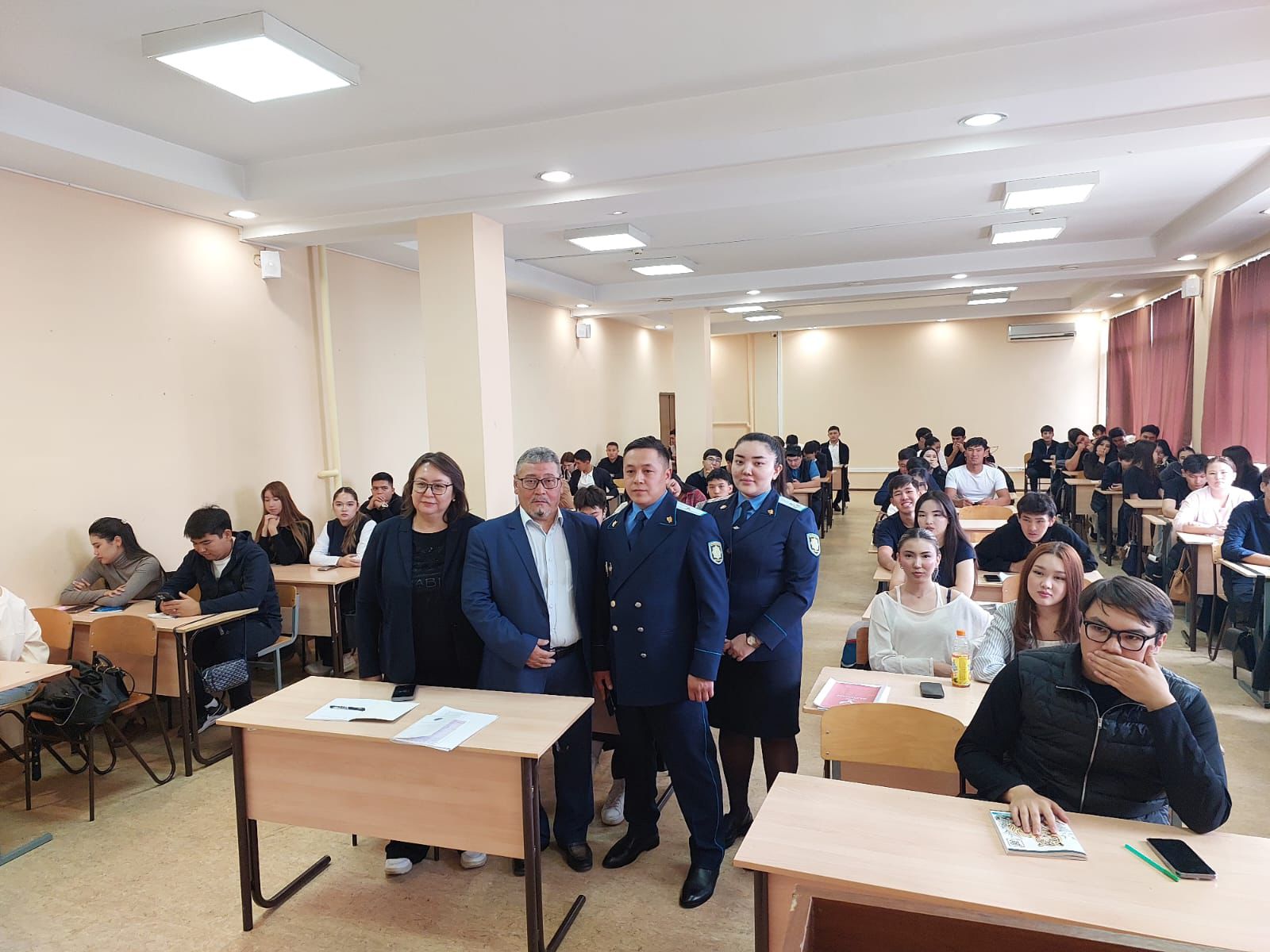 On September 17, 2025, at D.A. Kunaev University, a lecture on civil law awareness was held as part of the implementation of the Memorandum of Cooperation between the Almaty City