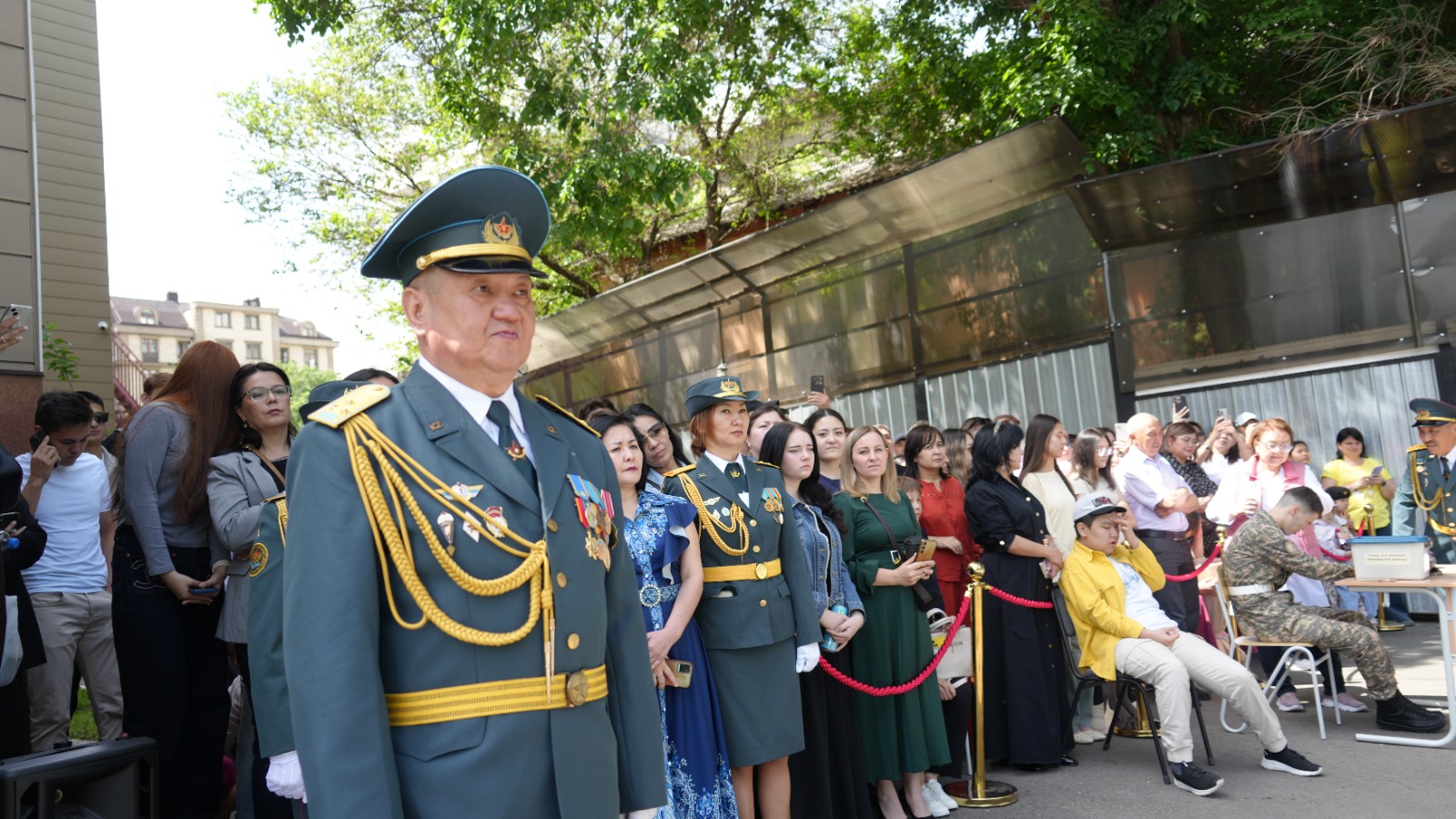 Oath-Taking Ceremony of Military Department Graduates at Kunaev University