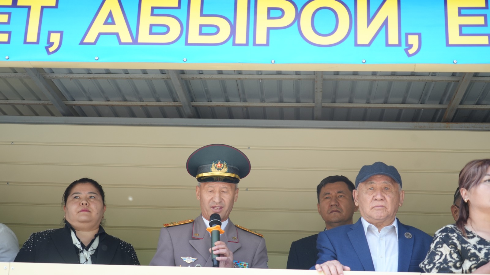 Oath-Taking Ceremony of Military Department Graduates at Kunaev University