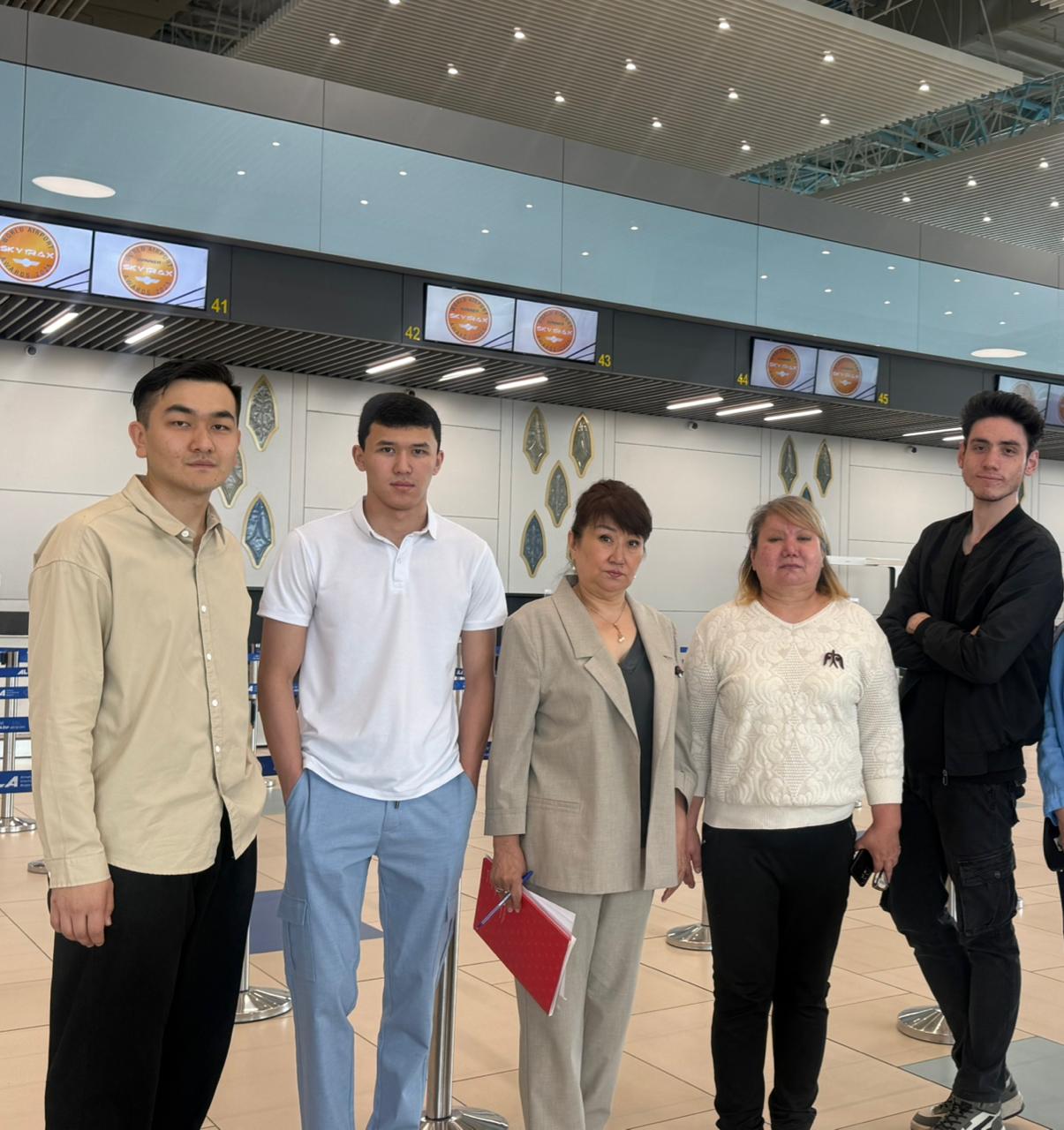 Kunaev University Students Participated in an Open Day at the Customs Post and International Airport