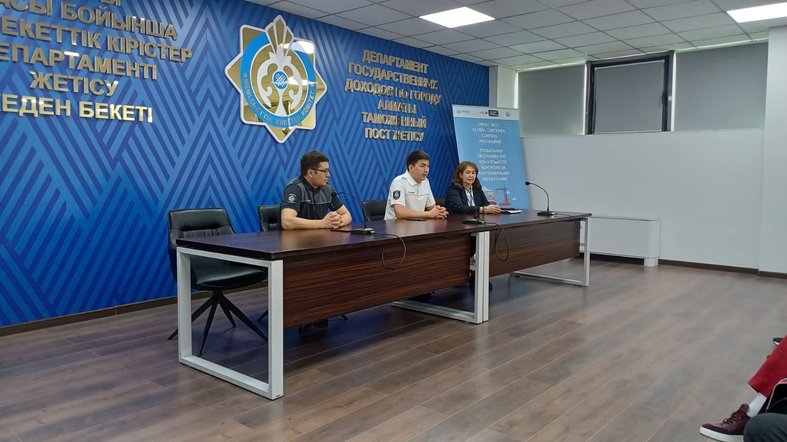Kunaev University Students Participated in an Open Day at the Customs Post and International Airport