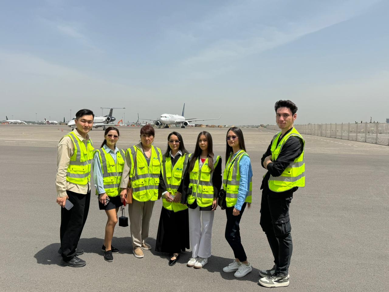 Kunaev University Students Participated in an Open Day at the Customs Post and International Airport