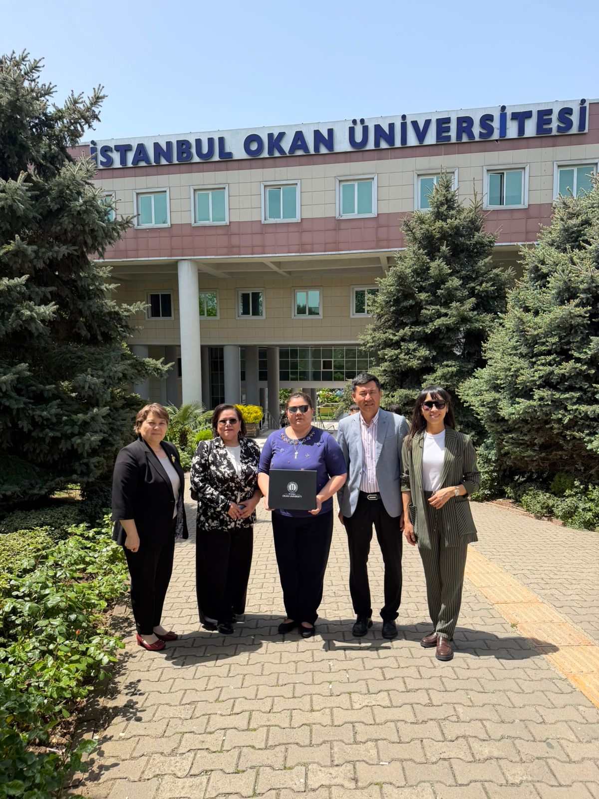 Delegation of Kunaev University Visited Okan University to Strengthen International Cooperation