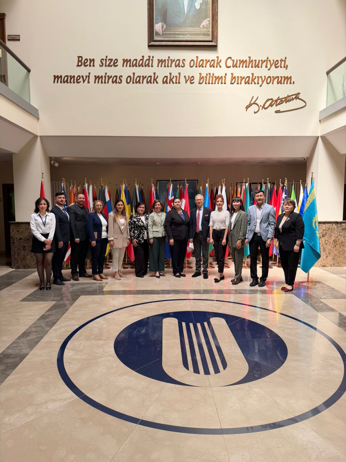 Delegation of Kunaev University Visited Okan University to Strengthen International Cooperation